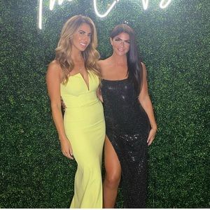 Abyss by Abby high leg evening gown size small